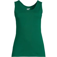 Lands' End Petite Cotton Tank Top