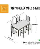 Khomo Gear Table and Chair Rectangular Cover 108"