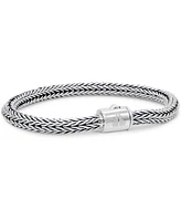 Devata Foxtail Round 5mm Chain Bracelet Sterling Silver