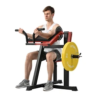 Streamdale Furniture Bicep Tricep Curl Machine With Adjustable Seat, Bicep Curls And Tricep Extension Machine Home Gym