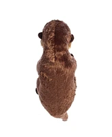 Aurora Medium Cali Otter Flopsie Adorable Plush Toy Brown 12"