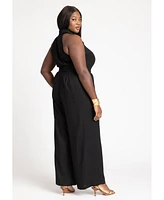 Eloquii Plus Size Halter Neck Jumpsuit