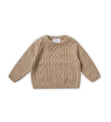 Stellou & Friends Girls 100% Cotton Cable Knit Sweater ren Ages 5-6 Years