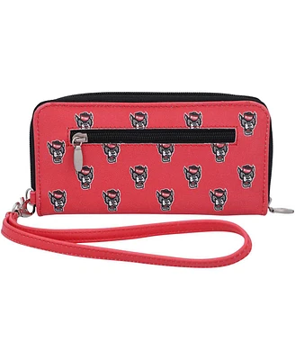 Eagles Wings Women's Nc State Wolfpack Zip-Around Wristlet Wallet