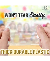 Zulay Kitchen 3 x Inches Clear Cellophane Candy Bags With Ties