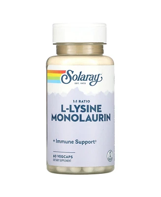 Solaray L-Lysine Monolaurin 1:1 Ratio - 60 VegCaps - Assorted Pre