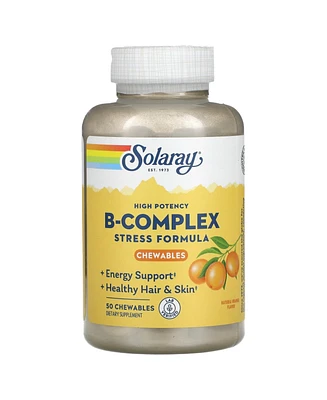 Solaray High Potency B-Complex Natural Orange - 50 Chewables