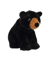 Aurora Small Black Bear Eco Nation Eco-Friendly Plush Toy Black 8.5"