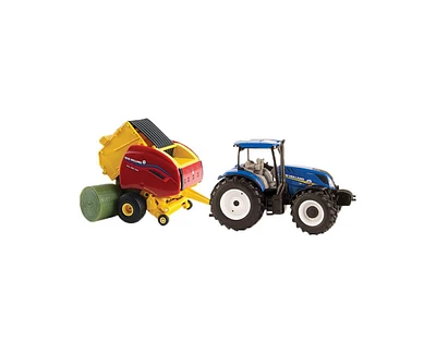 Ertl 1/32 New Holland with Roll-Belt Round Baler