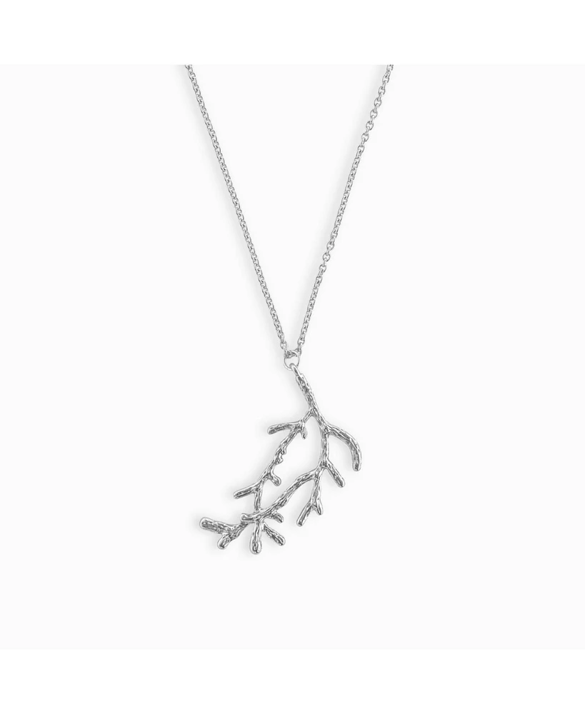 sanctuaire Branch Statement Necklace Silver