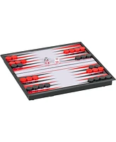 We Games Foldable Travel Magnetic Backgammon Set