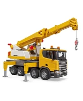 Bruder 1/16 Scania Super Liebherr Crane Truck