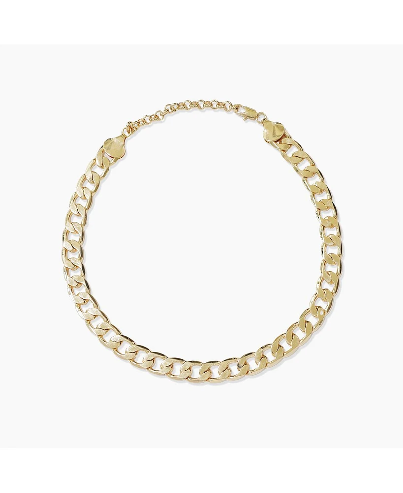 sanctuaire sanctuaaire Statement Link Chain Necklace Gold