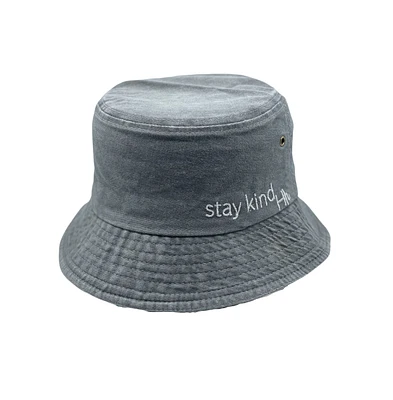 Headbands of Hope Denim Bucket Hat - Grey Wash