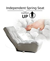 Simplie Fun Single Sofa Reclining Chair Japanese Chair Lazy Sofa Tatami Balcony Reclining Chair Leisure