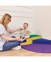 ECR4Kids SoftZone Junior Adventurer's Summit Step, Assorted, 4-Piece