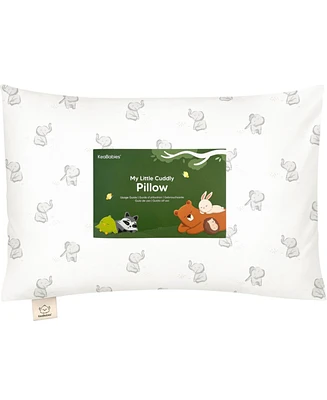 KeaBabies Cuddly Toddler Pillow with Pillowcase, 13X18 Kids for Sleeping, Small Travel Pillows, Nursery
