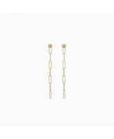 Bearfruit Jewelry Sinai Textured Chain Earrings