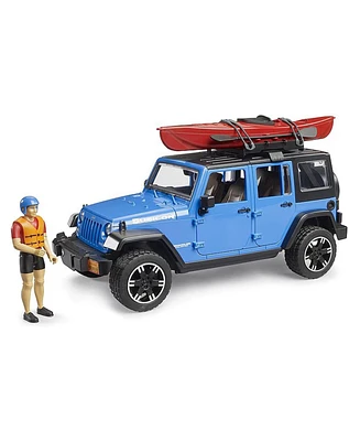 Bruder 1/16 Jeep Wrangler Rubicon Unlimited with Kayak and Kayaker