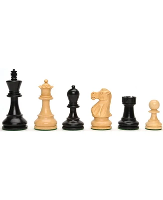 We Games Jacques Style Chess Pieces, Weighted with 3.375 in. King