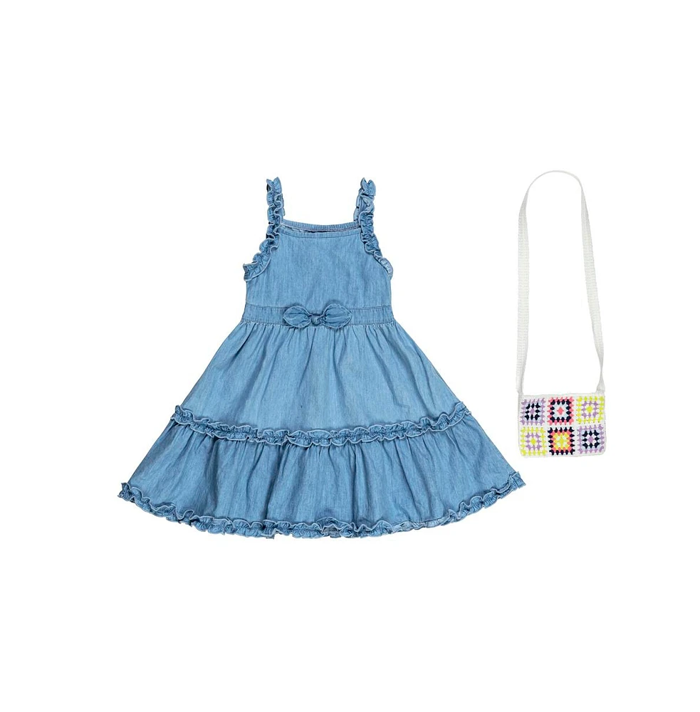 Derek Heart Little Girls Chambray Dress