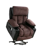 Simplie Fun Elderly Recliner with Heat & Massage