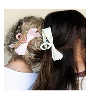 Headbands of Hope Large Bow Clip - Ivory