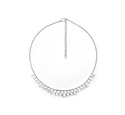 Lucy Quartermaine multi Tear Choker Style Necklace