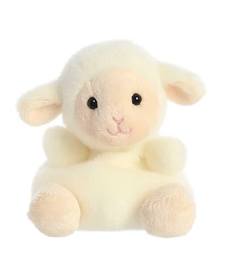 Aurora Mini Woolly Lamb Palm Pals Adorable Plush Toy White 4.5"