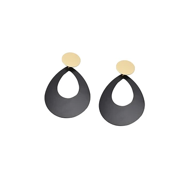 Sohi Women's Block Drop Earrings