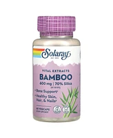 Solaray Vital Extracts Bamboo 600 mg - 60 VegCaps (300 mg per VegCap) - Assorted Pre