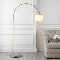 Jonathan Y Nora Coastal Retro Iron Led Floor Lamp