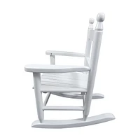 Children's Rocking White Chair- Indoor Or Outdoor - Suitable For Kids-Durable