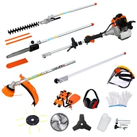 Streamdale Furniture 52CC 10-In-1 Gas Pole Saw & Garden Tool System