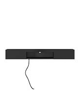 Streamdale Furniture Wall Mounted Floating 65" Tv Stand With 16 Color Leds