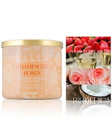 Nicole Miller Champagne & Roses Candle, 14.5 oz.