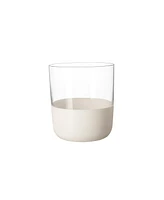 Villeroy Boch Manufacture Rock Blanc Double Old Fashioned Glasses, Set of 4