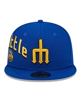 New Era Men's Royal Seattle Mariners City Connect Icon 59FIFTY Fitted Hat