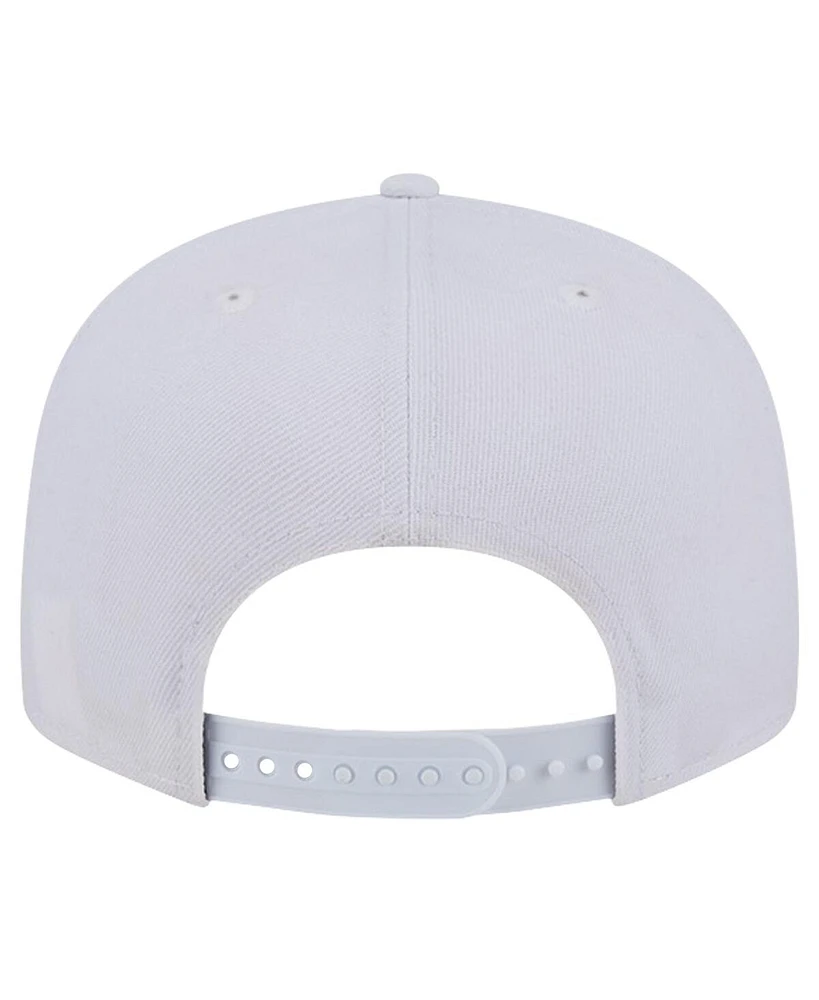 New Era Men's New York Jets Main White on White 9FIFTY Snapback Hat