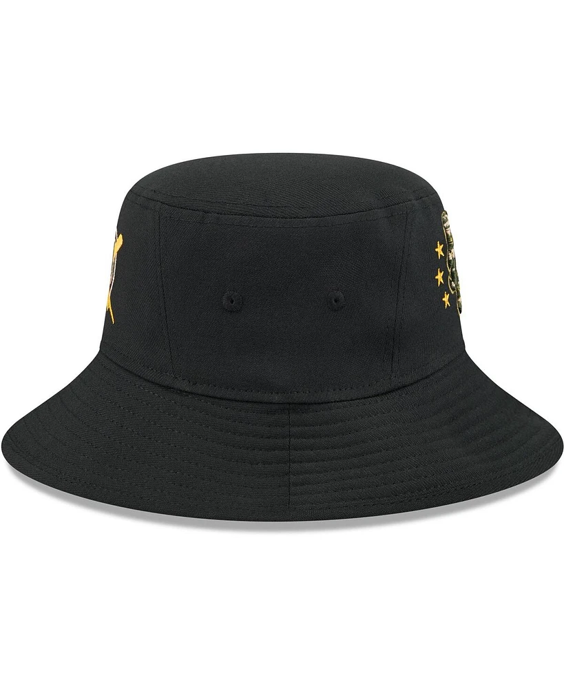 New Era Men's Black New York Mets 2024 Armed Forces Day Bucket Hat