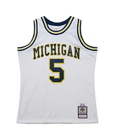 Mitchell & Ness Men's Jalen Rose White Michigan Wolverines 1991/92 Swingman Player Jersey