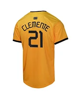 Nike Big Boys and Girls Roberto Clemente Gold Pittsburgh Pirates City Connect Limited Player Jersey