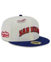 New Era Men's White San Diego Padres Big League Chew Original 59FIFTY Fitted Hat