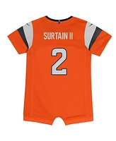 Nike Newborn Infant Patrick Surtain Ii Orange Denver Broncos Game Romper Jersey