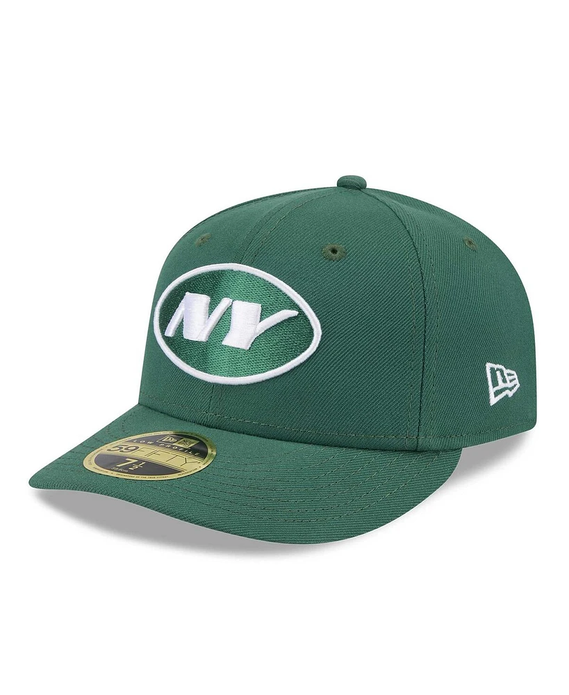 New Era Men's Green New York Jets Omaha Low Profile 59FIFTY Fitted Hat