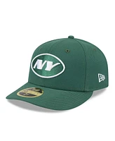 New Era Men's Green York Jets Omaha Low Profile 59FIFTY Fitted Hat