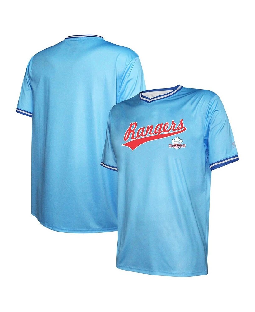 Stitches Men's Light Blue Texas Rangers Cooperstown Collection Team Jersey