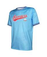 Stitches Men's Light Blue Texas Rangers Cooperstown Collection Team Jersey