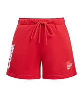 Freeze Max Women's Red Coca-Cola Smile Coke Fleece Shorts