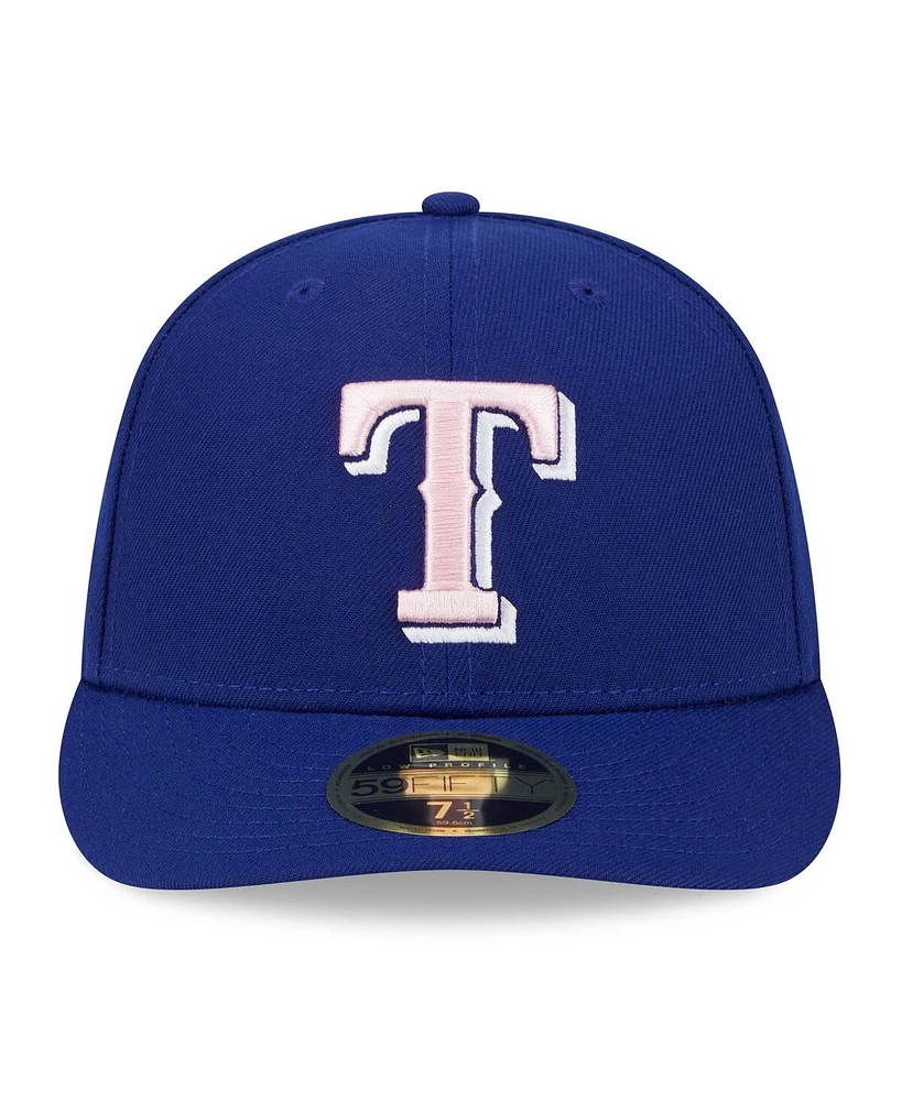 New Era Men's Royal Texas Rangers 2024 Mother's Day Low Profile 59FIFTY Fitted Hat